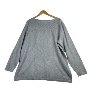 Lane Bryant Women's Gray Sweater‎ Size 18/20 NWT